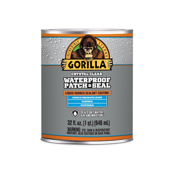 Gorilla Glue Gorilla Clear Rubber-Based Liquid Rubber Waterproof Sealer 32 oz 105341 - main